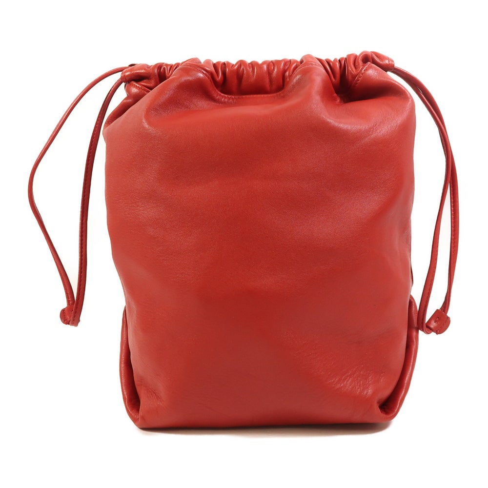 Saint Laurent Teddy Bucket Red - 2