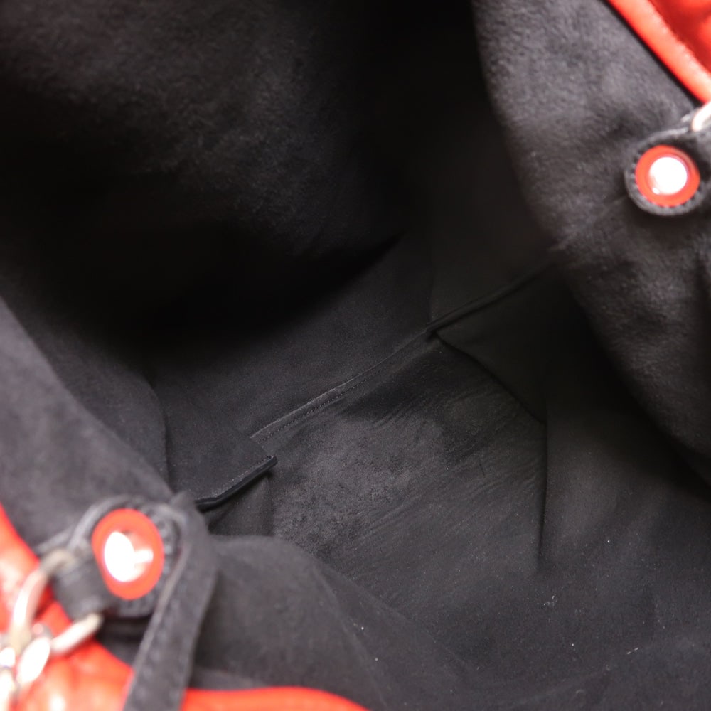Saint Laurent Teddy Bucket Red - 5