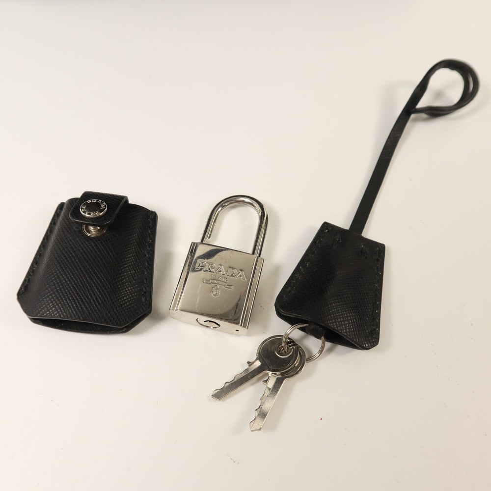 Prada Nylon Handbag Black - 11