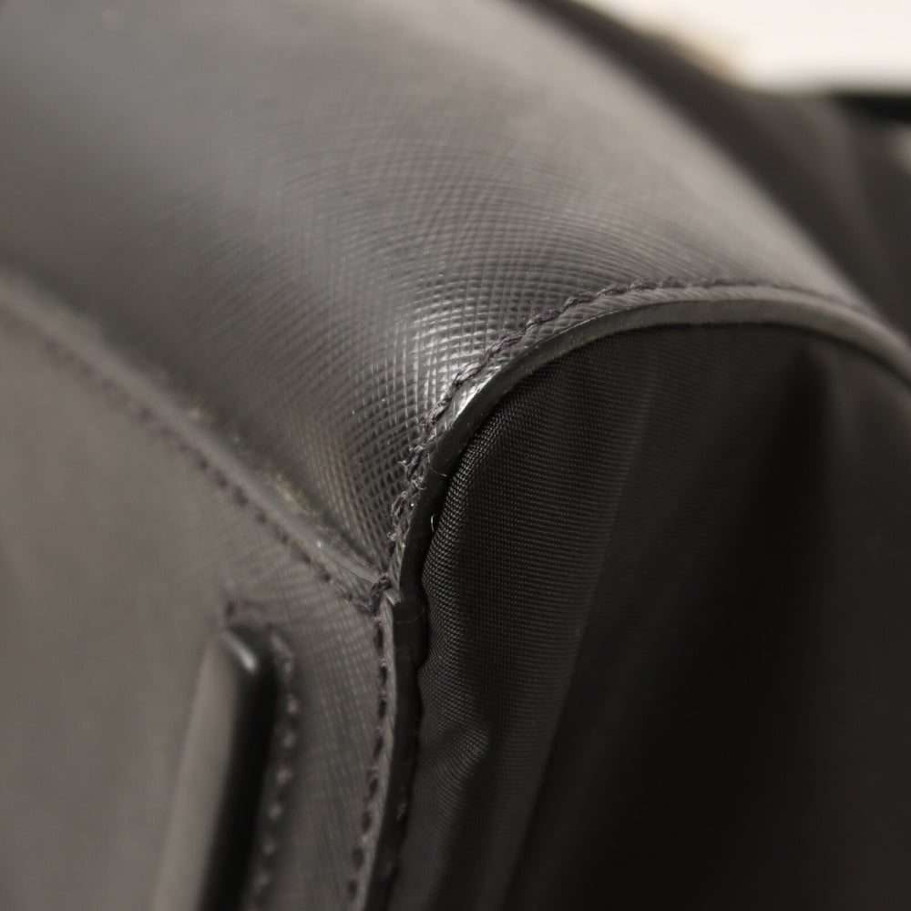 Prada Nylon Handbag Black - 13