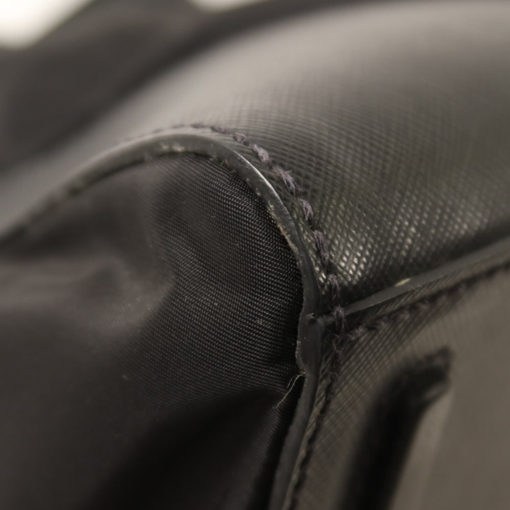 Prada Nylon Handbag Black - 14