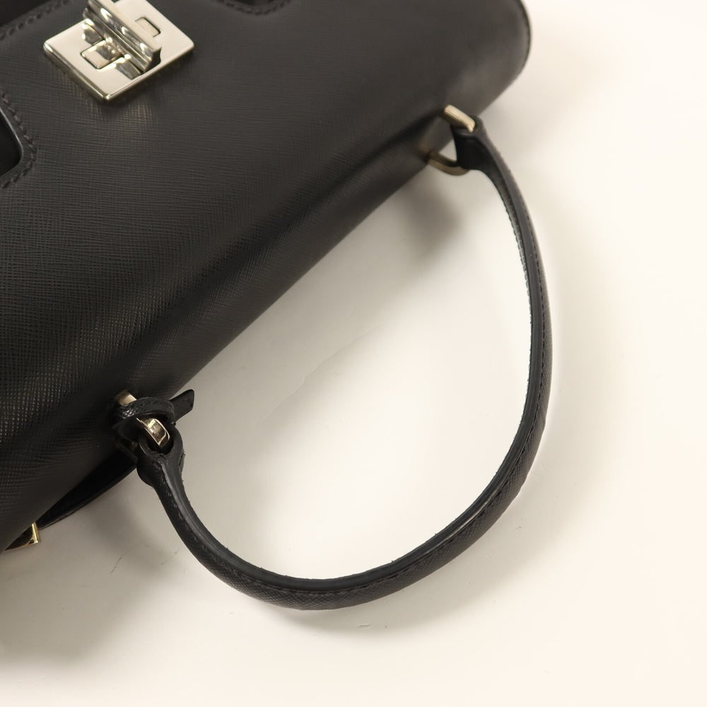 Prada Nylon Handbag Black - 8