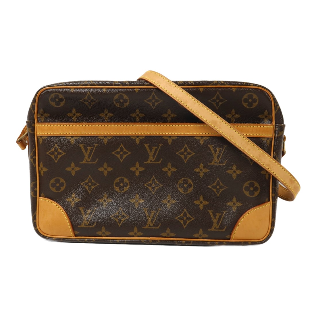 Louis Vuitton Trocadero 30 Brown: Trocadero 30 shoulder bag M51272 in brown Monogram canvas. Includes storage bags. Size 30 x 19 x 7.5 cm.