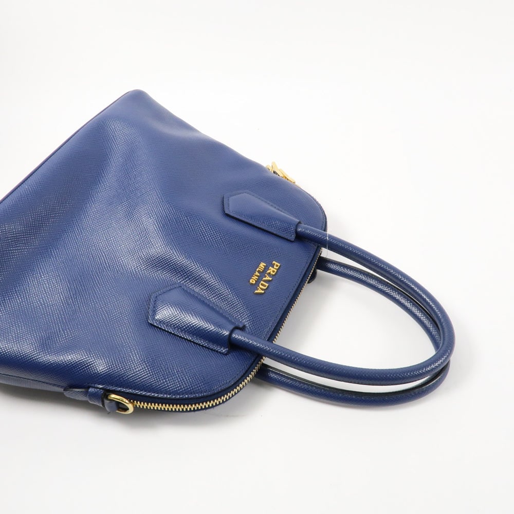 Prada Blue Leather 2Way Bag - 11