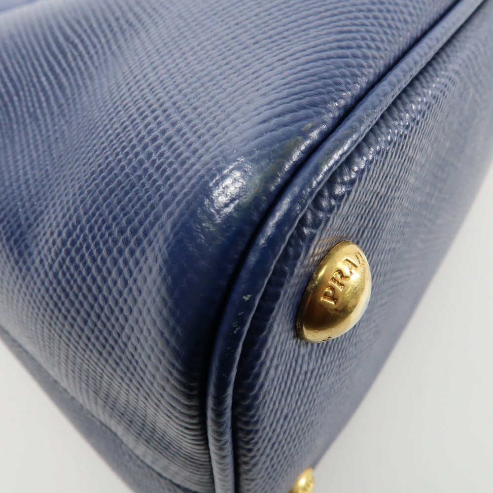 Prada Blue Leather 2Way Bag - 12
