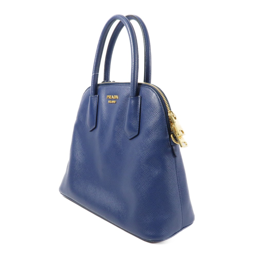 Prada Blue Leather 2Way Bag - 3