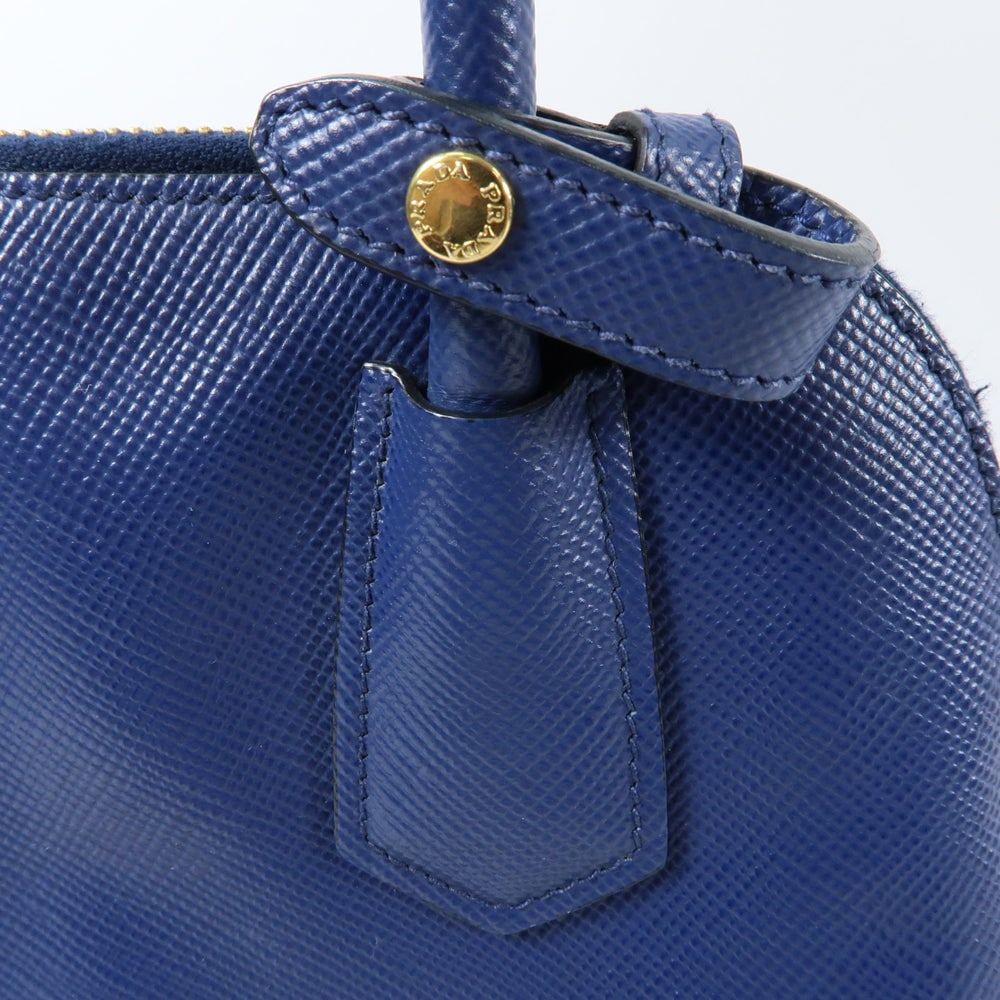 Prada Blue Leather 2Way Bag - 5