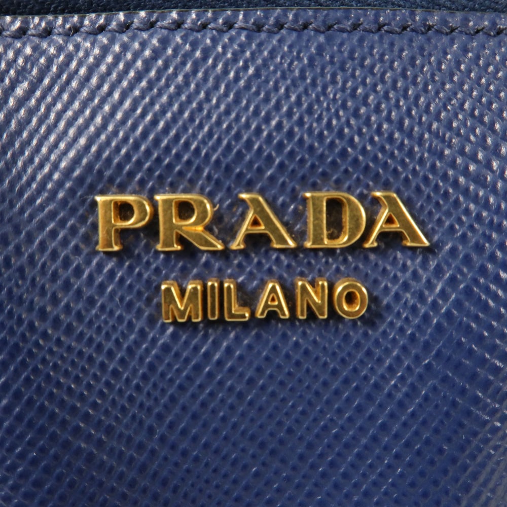 Prada Blue Leather 2Way Bag - 6