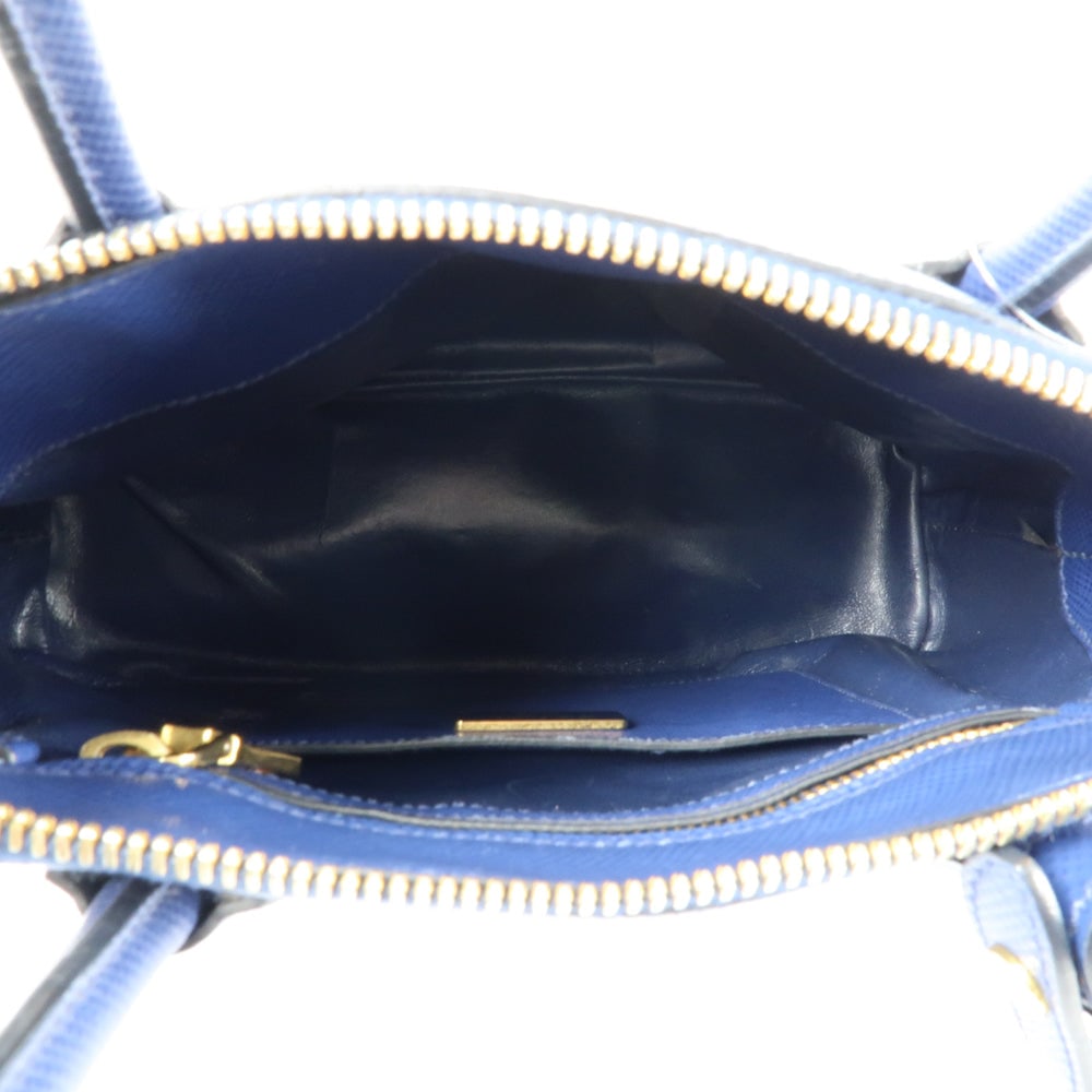 Prada Blue Leather 2Way Bag - 9