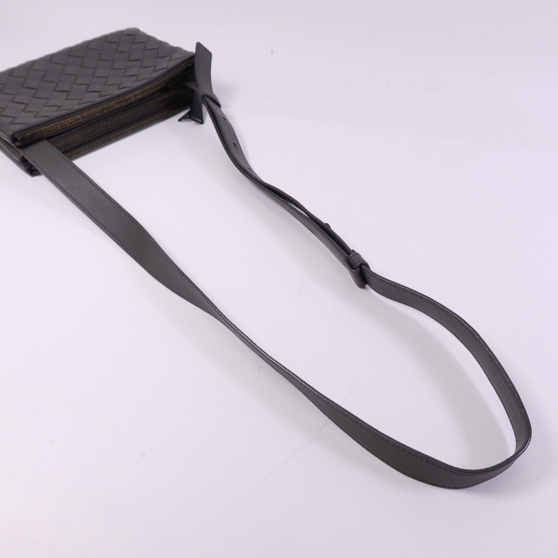 Bottega Shoulder Bag Gray - 11