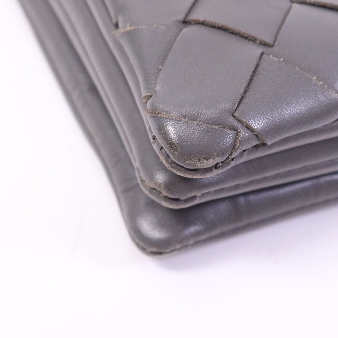 Bottega Shoulder Bag Gray - 13