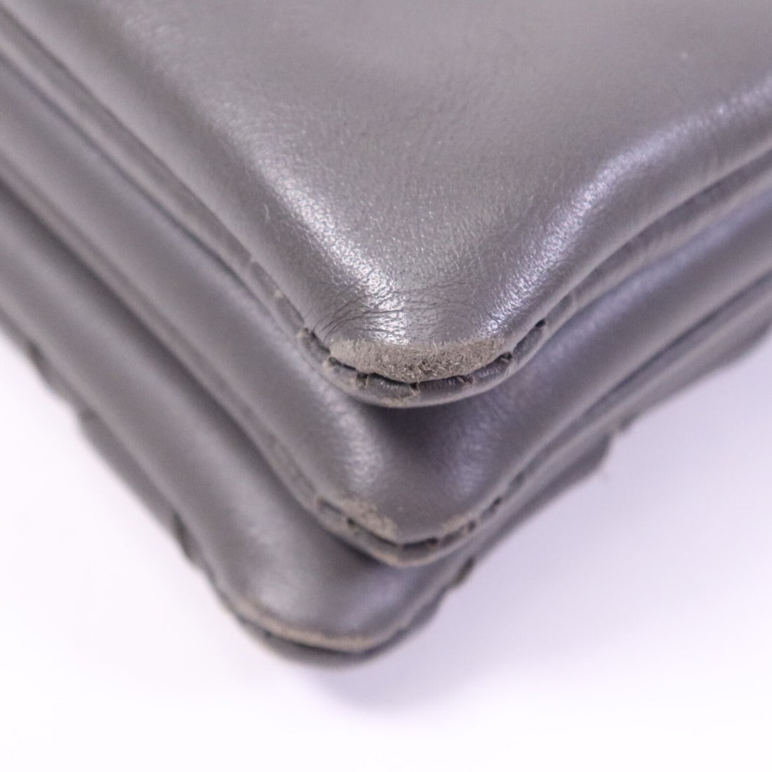 Bottega Shoulder Bag Gray - 14