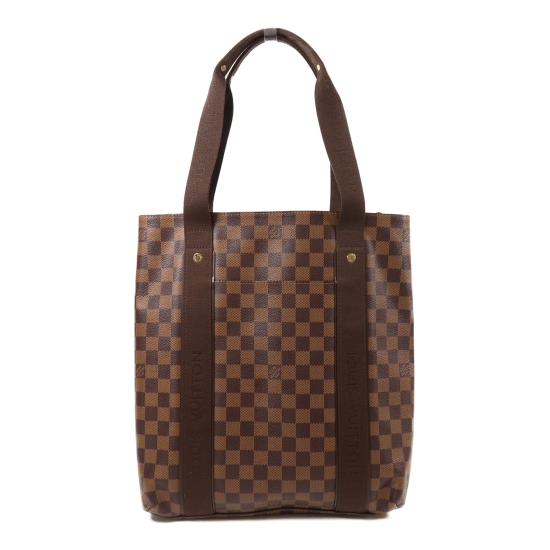 Louis Vuitton Beaubourg Damier: Beaubourg shoulder bag N52006 in brown Damier canvas. Size 32 x 37 x 8 cm.