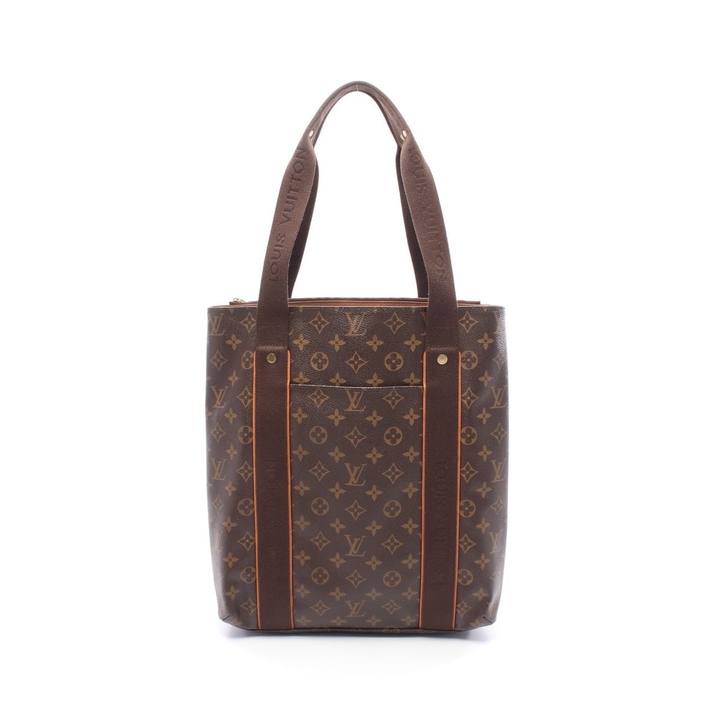 Louis Vuitton Bobourg Monogram Tote Bag: Authentic and authenticated Louis Vuitton Hippopotamus Bobourg shoulder tote in brown Monogram PVC leather. Model M53013, product DU1009. H37 x W34/32 x D10 cm, strap 56 cm, max drop 22 cm. No