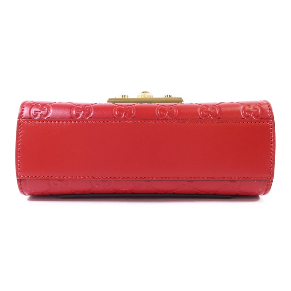 Gucci Padlock Chain Bag Red - 4