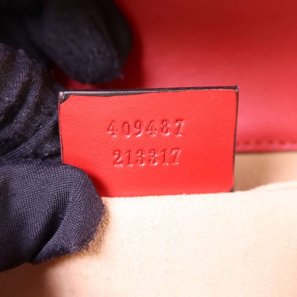 Gucci Padlock Chain Bag Red - 9