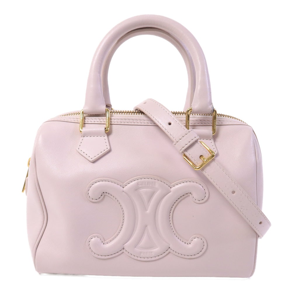 Celine Small Boston 2Way Pink: Authentic and authenticated Celine Small Boston 2WAY shoulder bag in pink calfskin leather. Product S-GA-4272. Includes storage bags and shoulder strap. Approx. 20 x 14 x 10.5 cm.