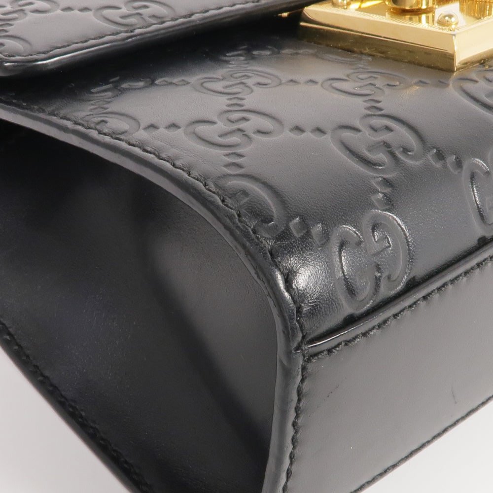 Gucci Padlock Small Chain Black - 11