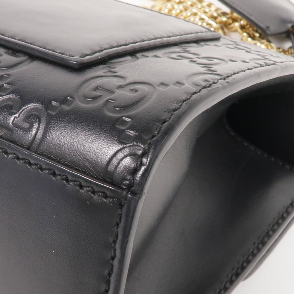 Gucci Padlock Small Chain Black - 12