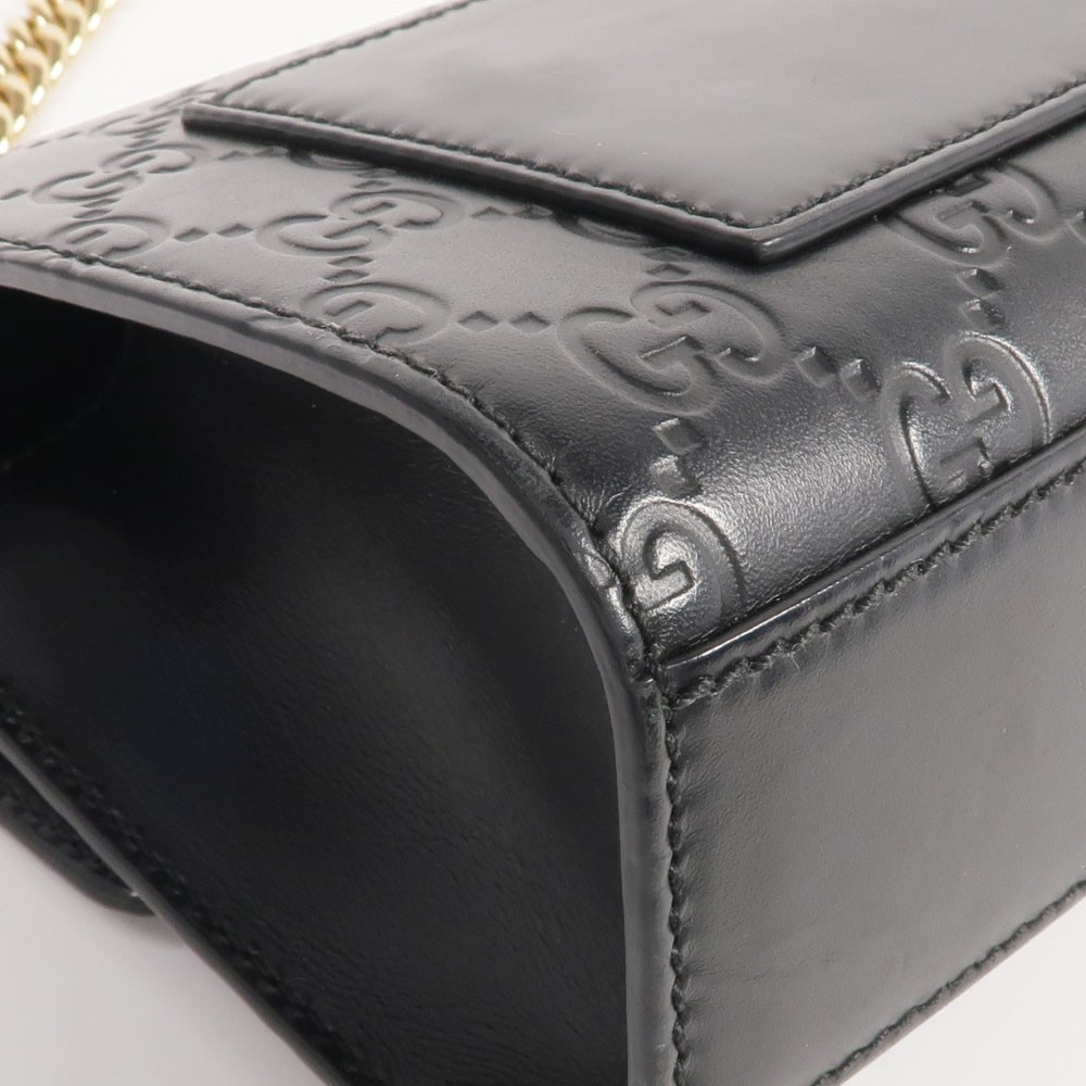 Gucci Padlock Small Chain Black - 13