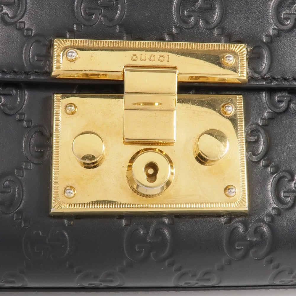 Gucci Padlock Small Chain Black - 14