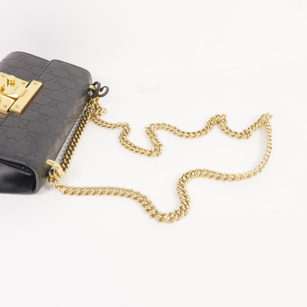 Gucci Padlock Small Chain Black - 9