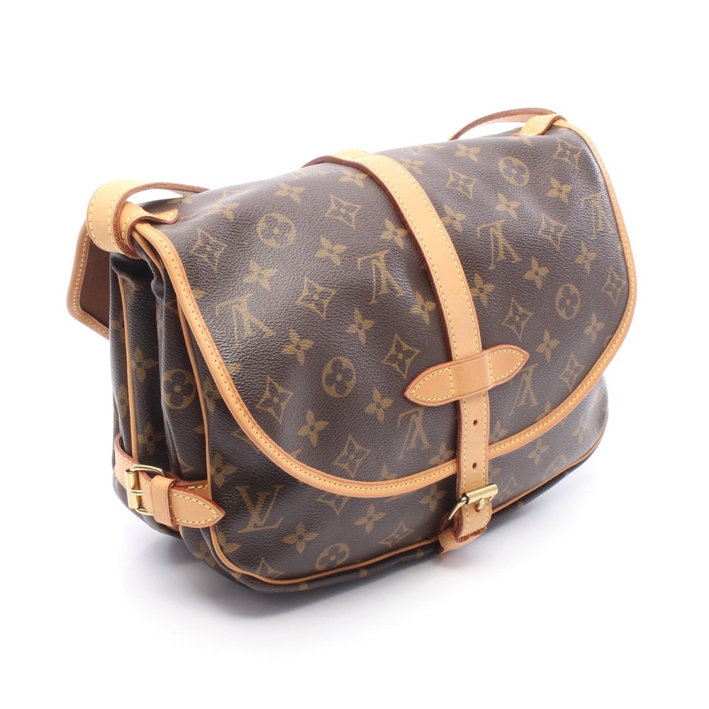 LV Saumur 30 Monogram Shoulder - 2