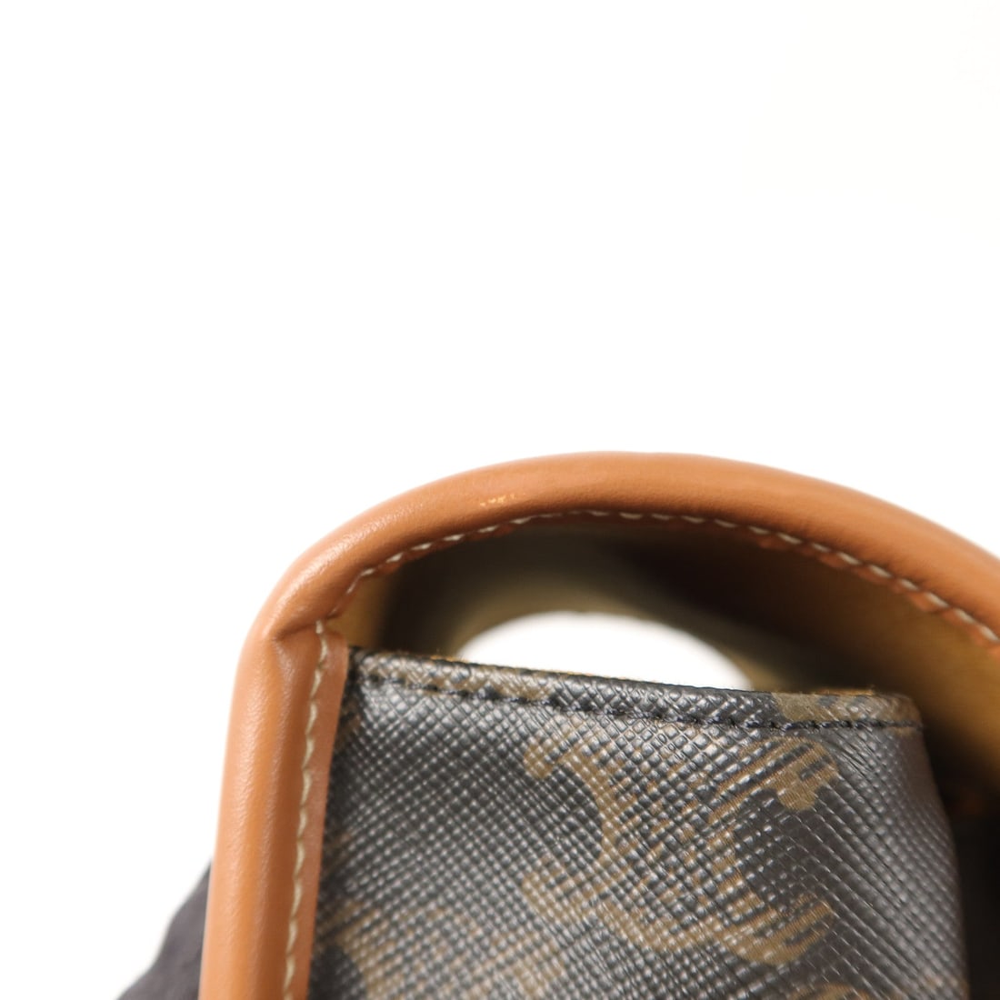 Celine Folco Brown Coated Canvas - 16