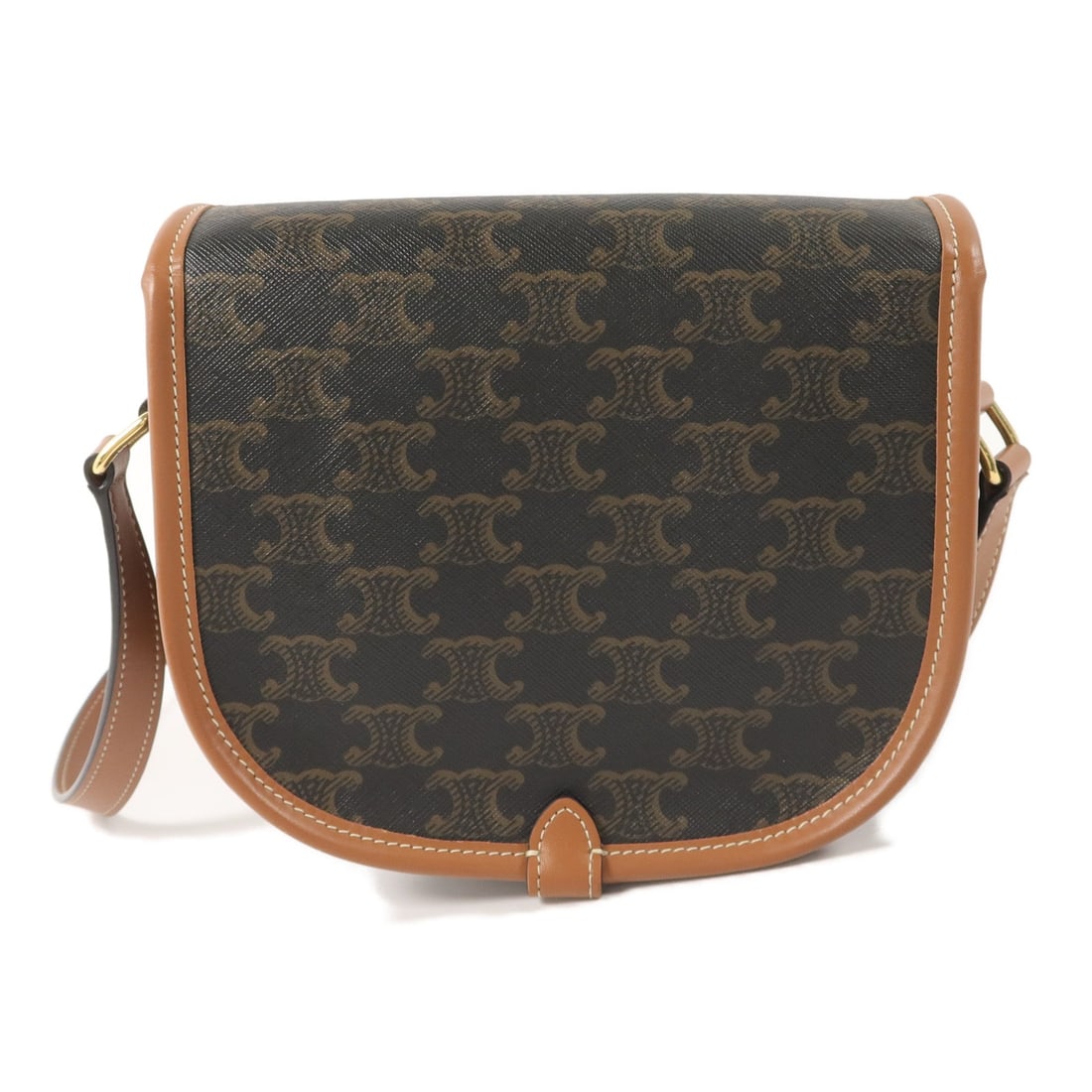 Celine Folco Brown Coated Canvas - 2