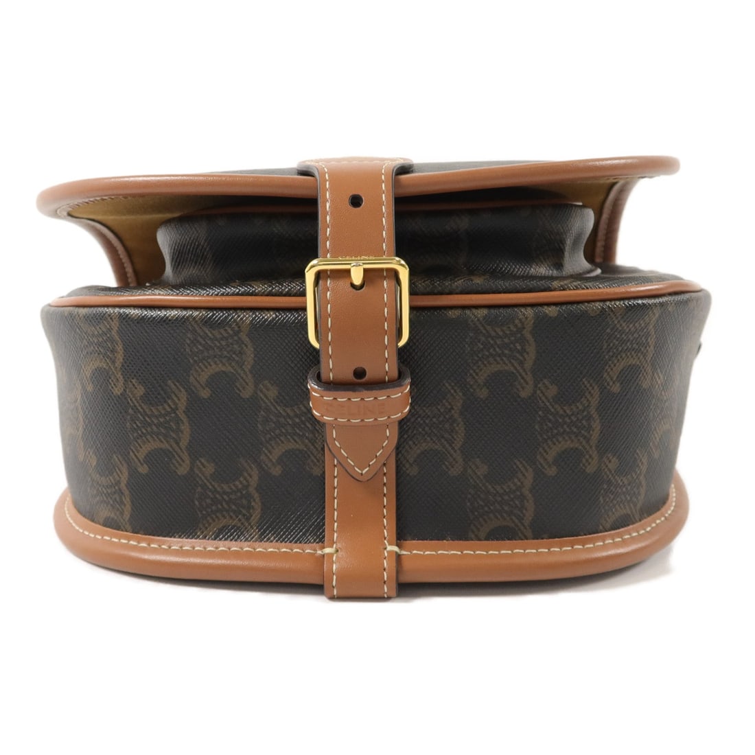 Celine Folco Brown Coated Canvas - 4