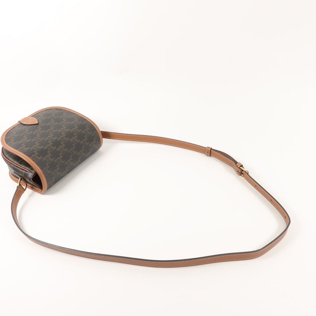 Celine Folco Brown Coated Canvas - 8