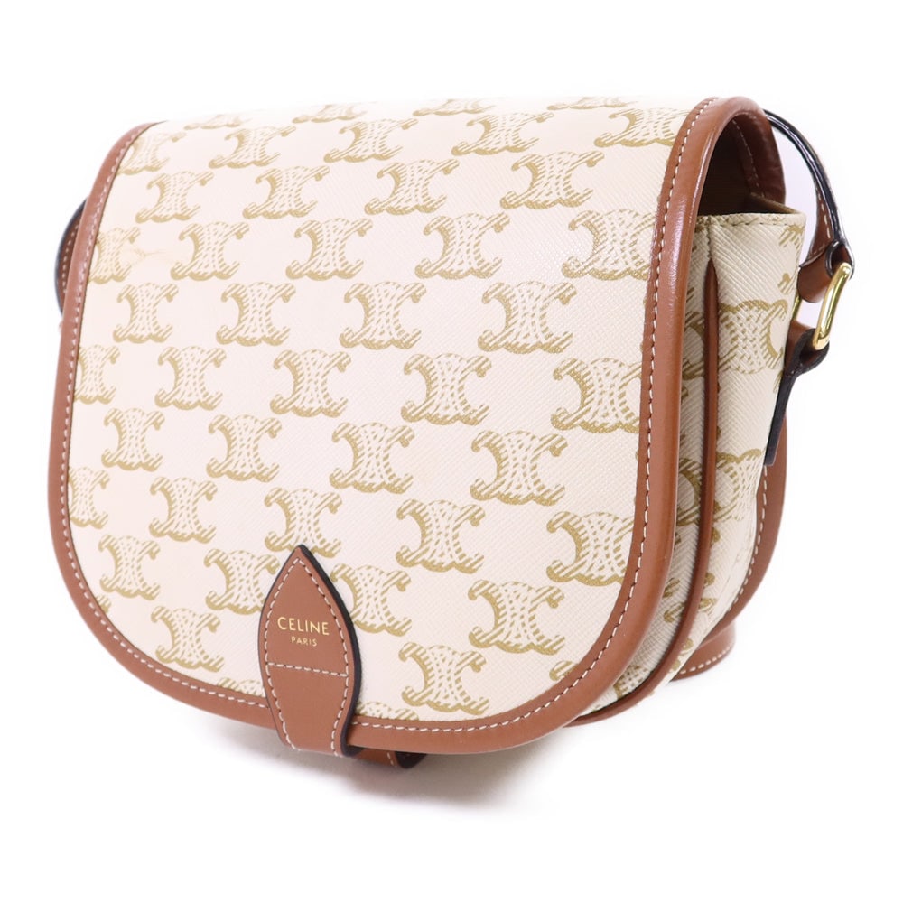 Celine Folco Shoulder White - 3