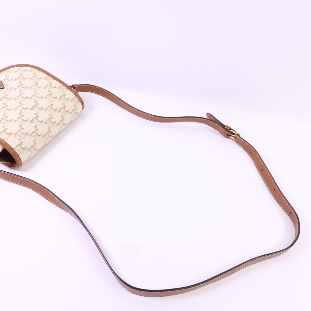 Celine Folco Shoulder White - 5