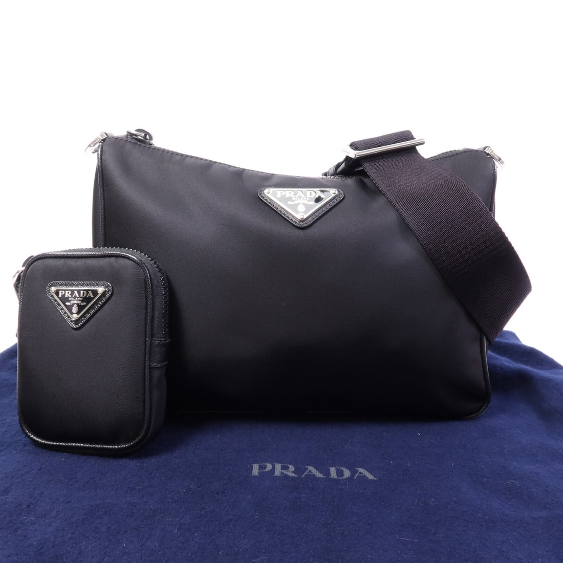 Prada Messenger Nylon Black - 10