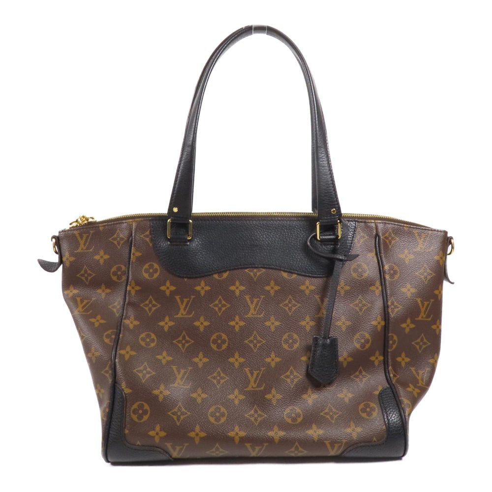 LV Estrella Shoulder Monogram Brown: Brown and black Monogram PVC coated canvas Estrella shoulder bag with storage bags, clochette, and key. Approx. 31 x 28 x 13 cm; handle 52 cm. Product no. MI0195. Authentic and authenticated.