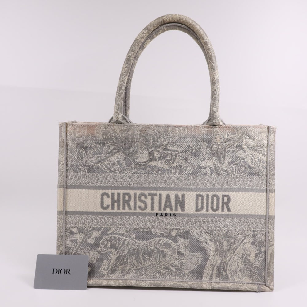 Dior Book Tote Gray - 7