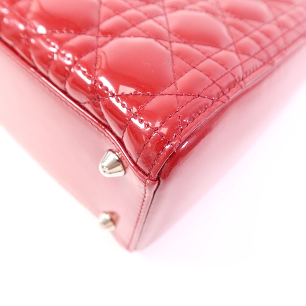 Dior Lady Dior Large Red - 11