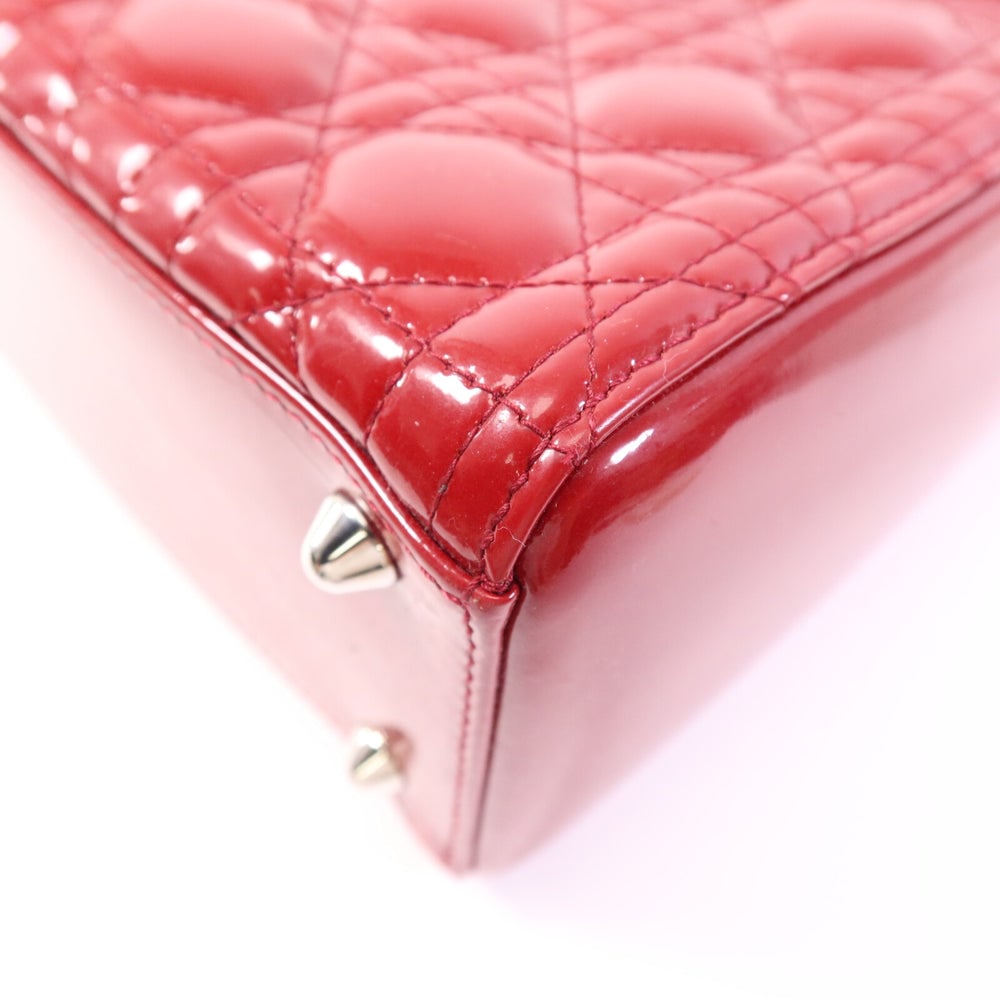 Dior Lady Dior Large Red - 13