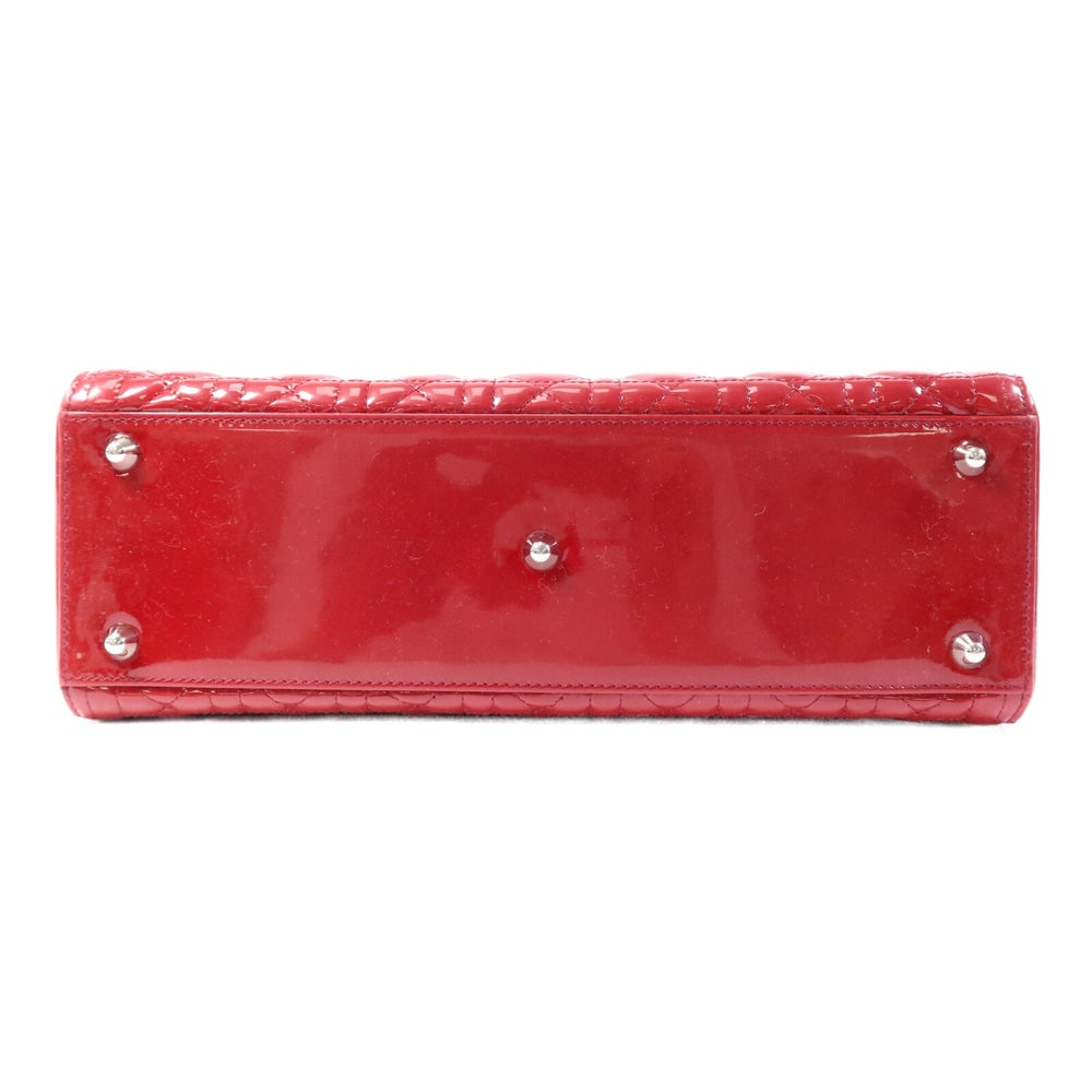 Dior Lady Dior Large Red - 4