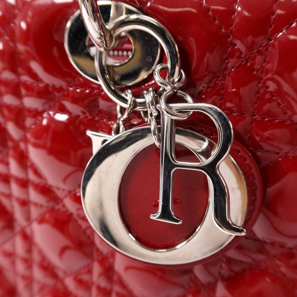 Dior Lady Dior Large Red - 8