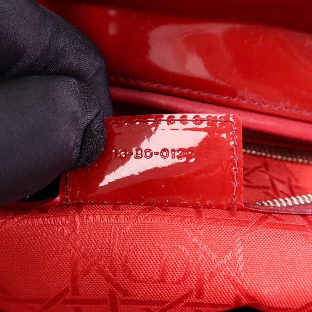 Dior Lady Dior Large Red - 9
