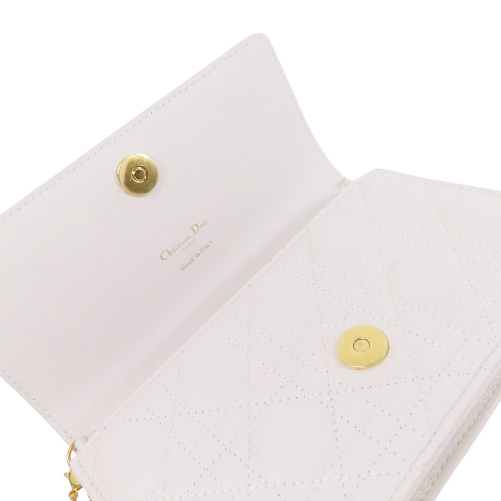Dior Caro Pouch White - 9