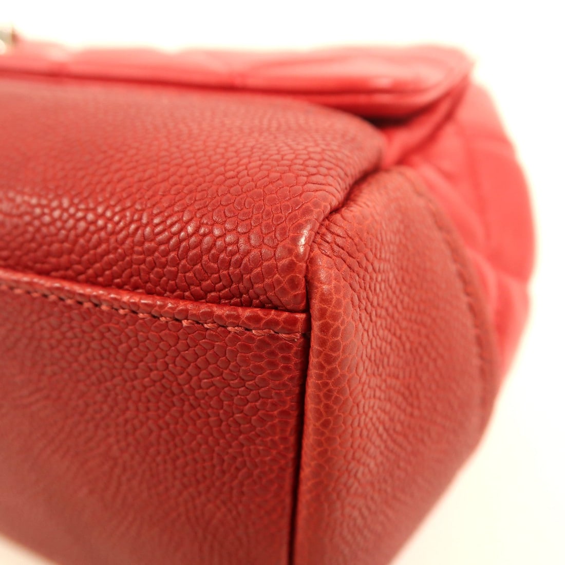 Chanel Chain Shoulder Bag Red - 11
