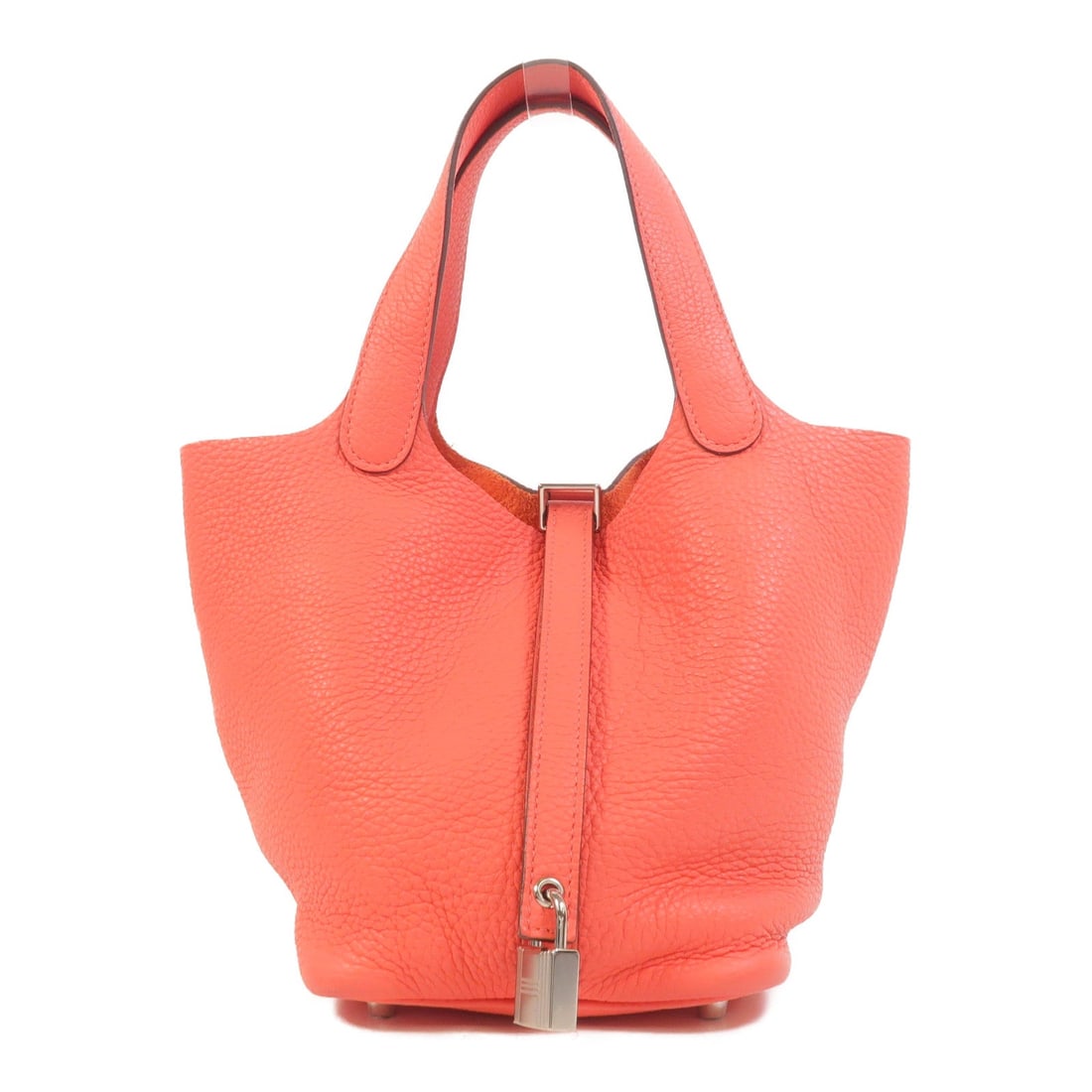 Hermes Picotin PM Rose Texas: Rose Texas Clemence leather tote bag.