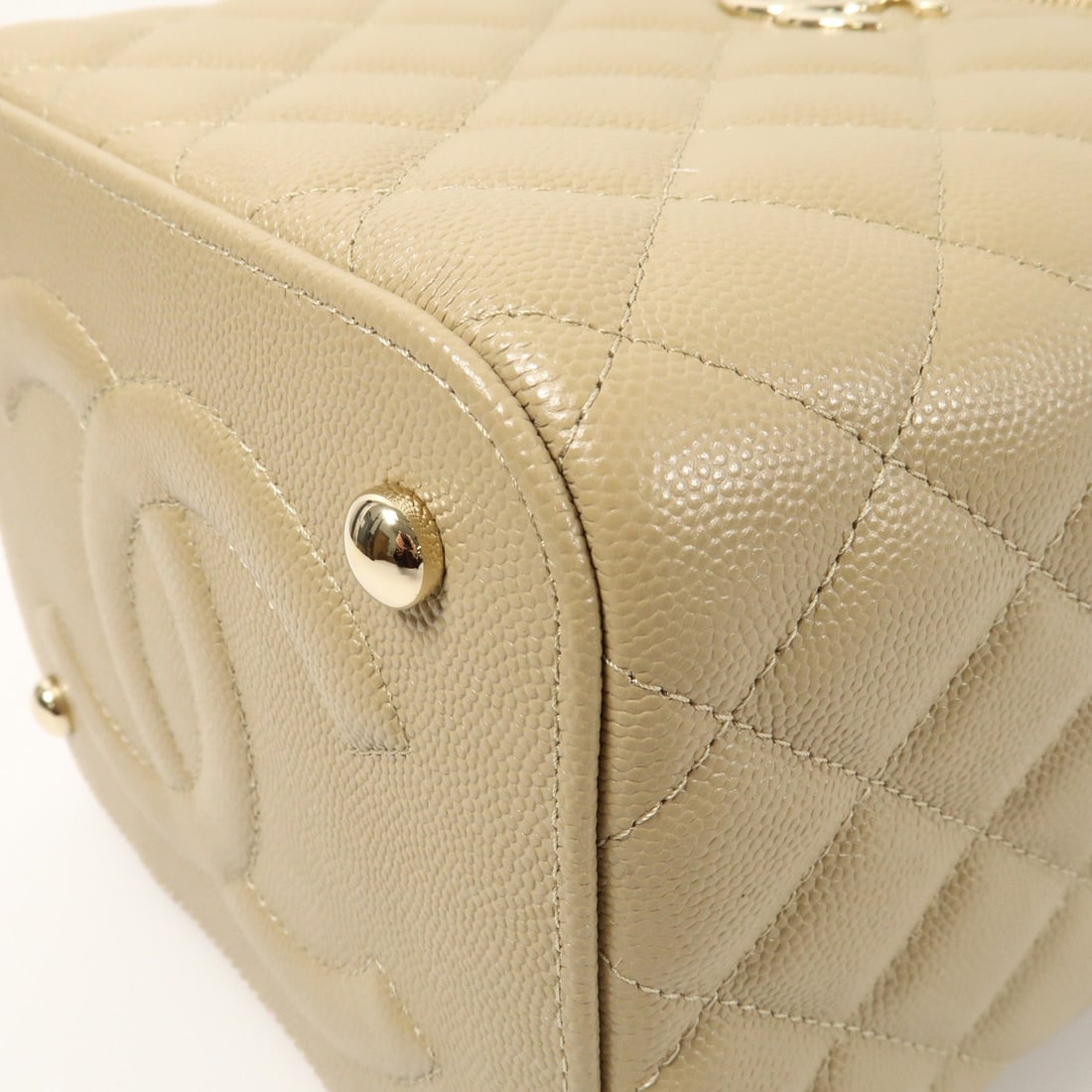 Chanel Vanity Case AS2362 Beige - 11