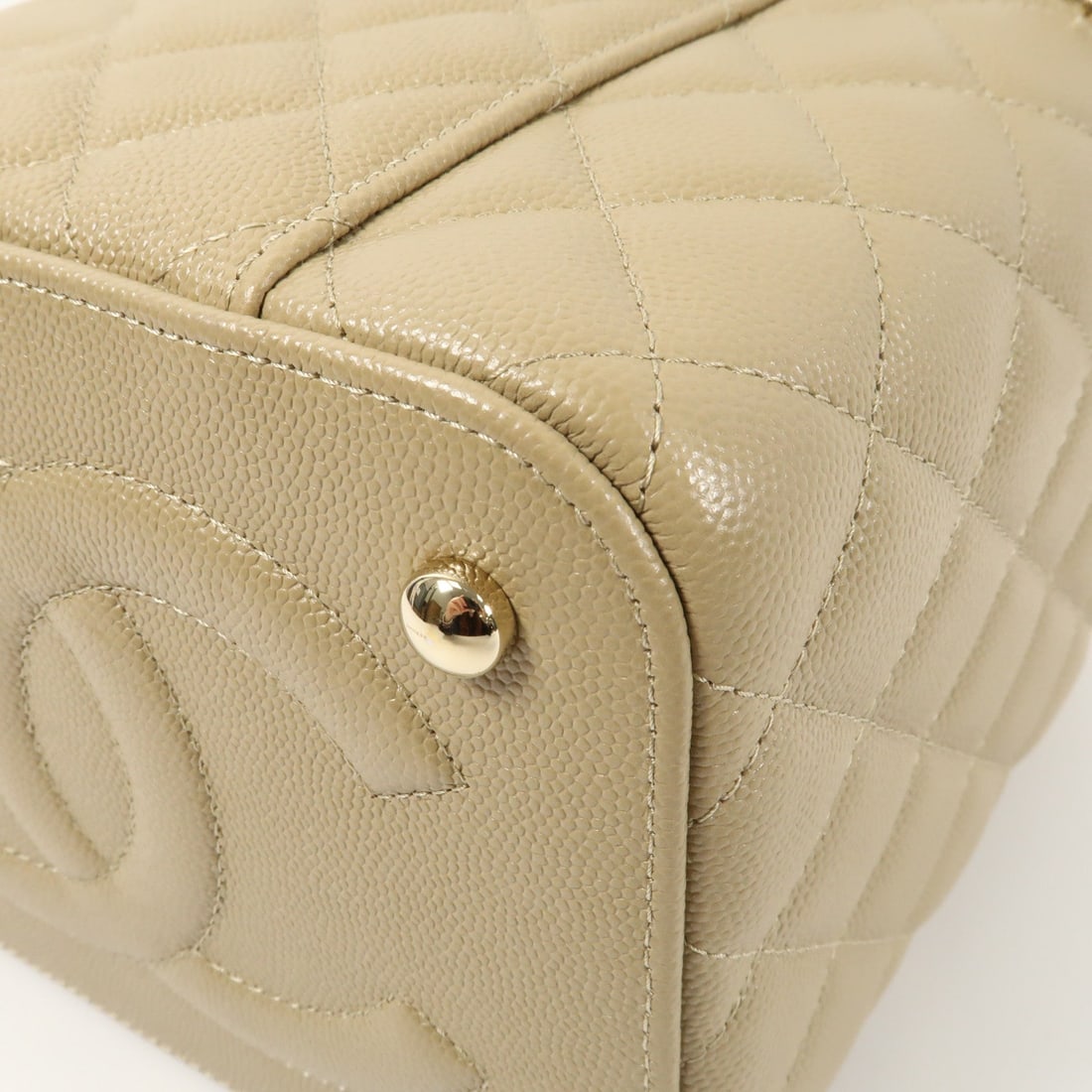 Chanel Vanity Case AS2362 Beige - 13