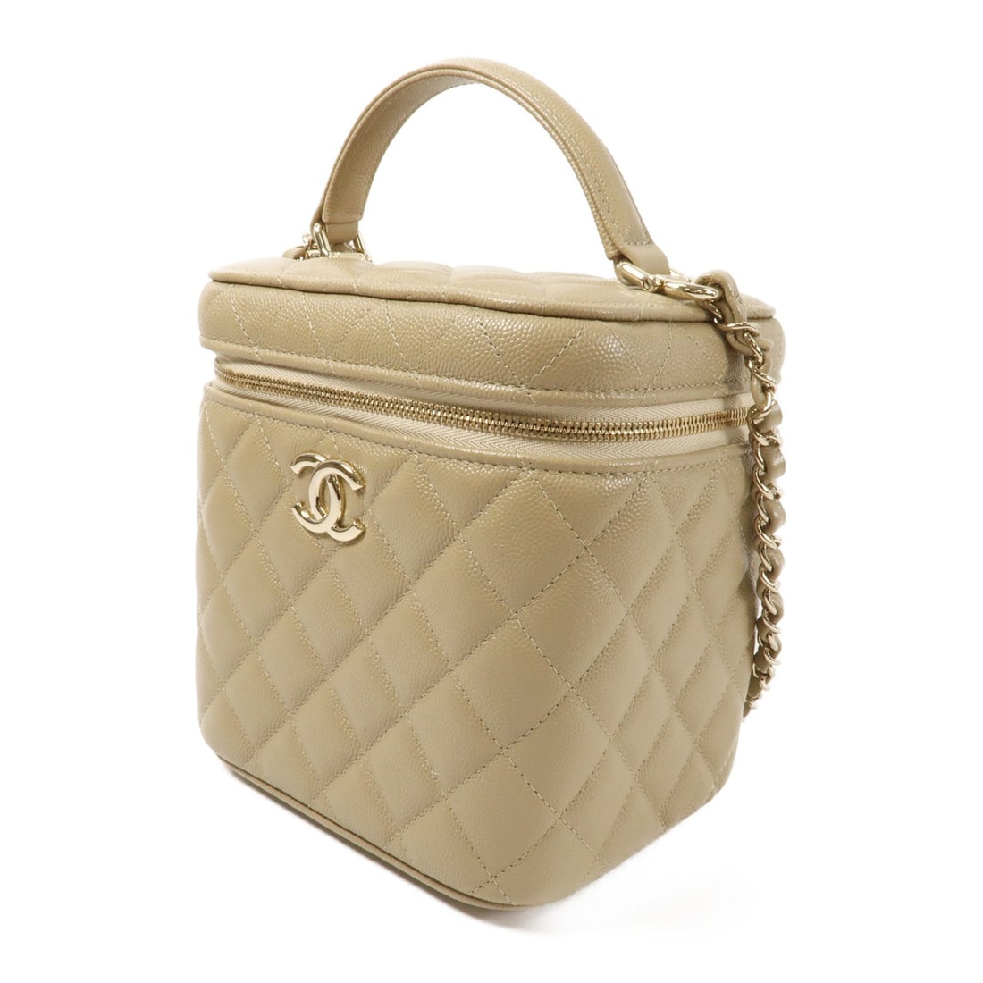 Chanel Vanity Case AS2362 Beige - 3