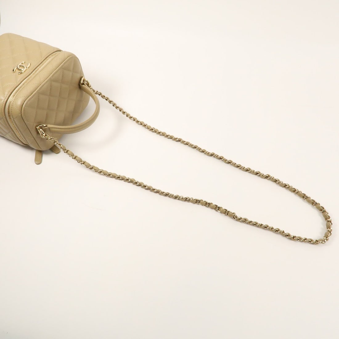 Chanel Vanity Case AS2362 Beige - 6