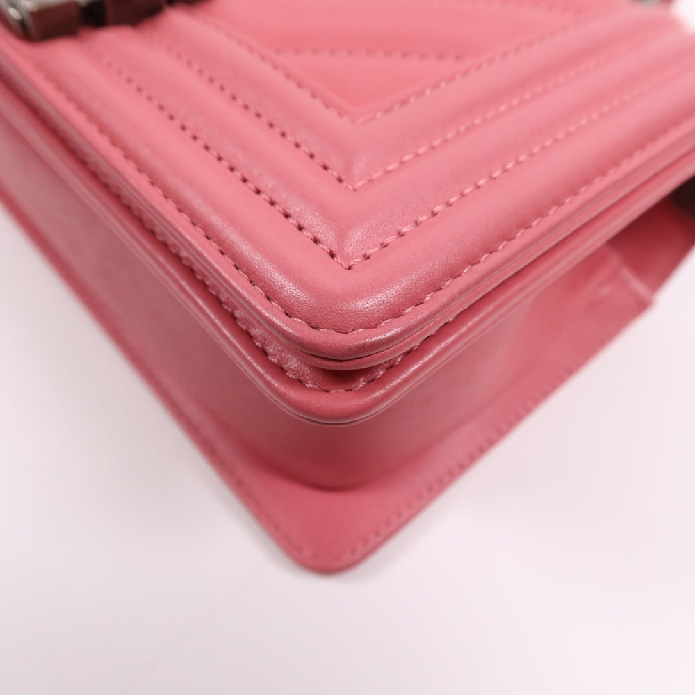 Chanel Boy 20 Chain Pink - 10