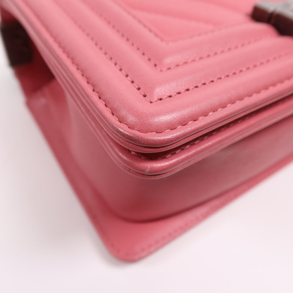 Chanel Boy 20 Chain Pink - 11